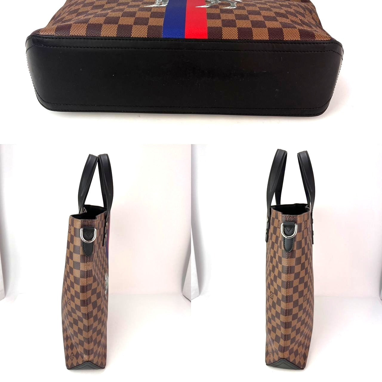 Túi Louis Vuitton Savane Damier Ebene Zebra Atlas Tote