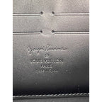 Ví Louis Vuitton Kusama Infinity Dots Zippy Leather Yellow Vernis Patent Leather