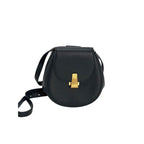 Túi đeo hông Bottega Veneta Palmellato Calfskin bo tròn màu đen