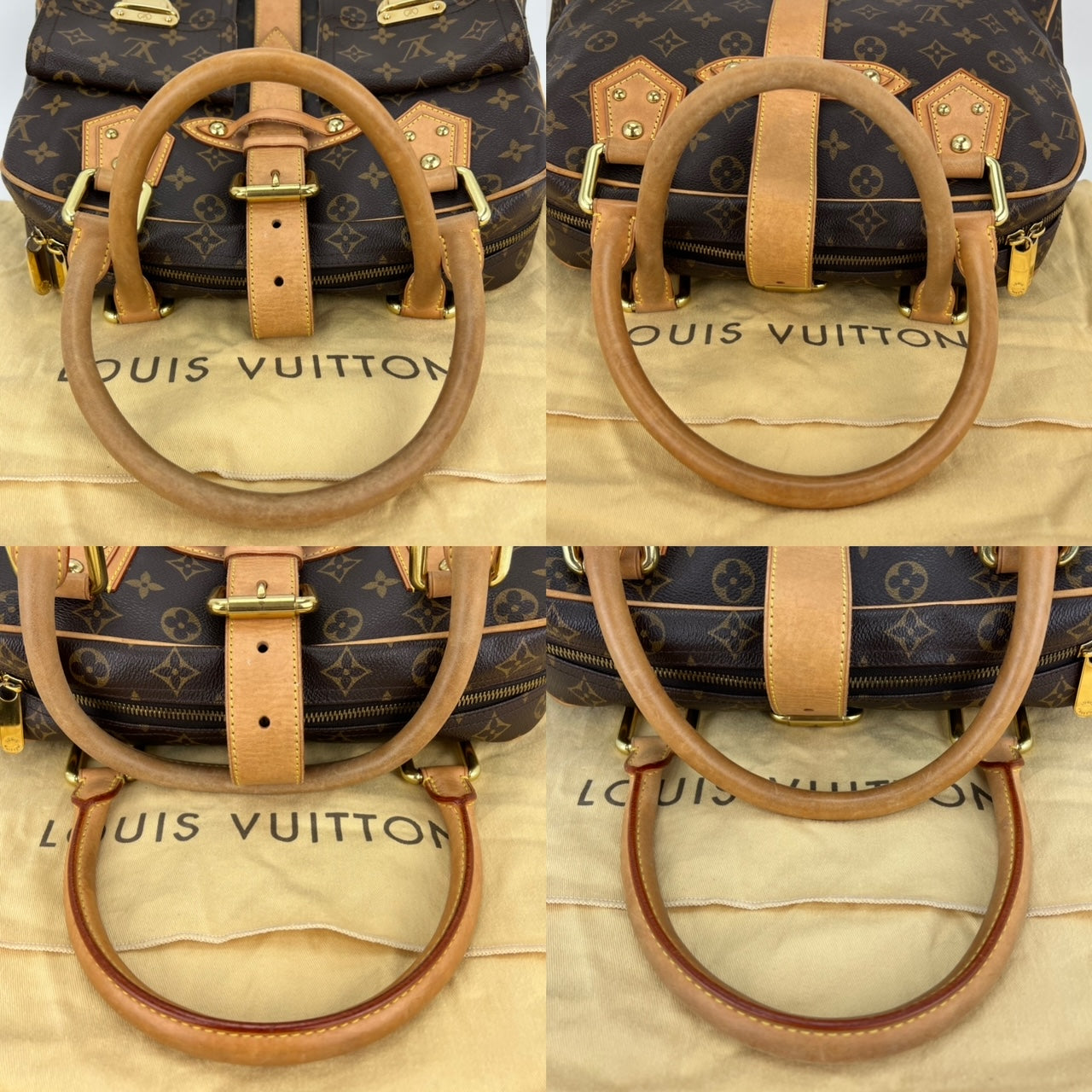 Túi xách tay Louis Vuitton Manhattan GM Monogram Canvas Shoulder Bag đã qua sử dụng