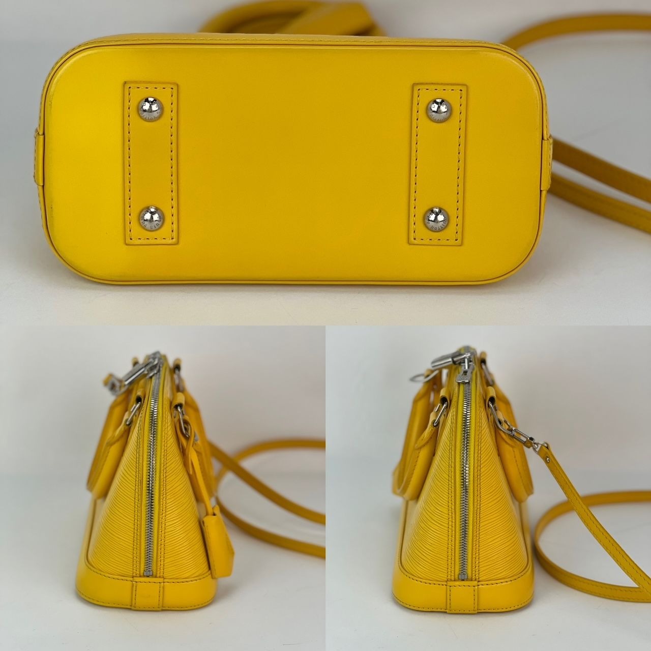 Túi đeo vai da Epi LOUIS VUITTON Alma BB