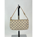 Phụ kiện túi xách Louis Vuitton Túi Damier Azur màu trắng