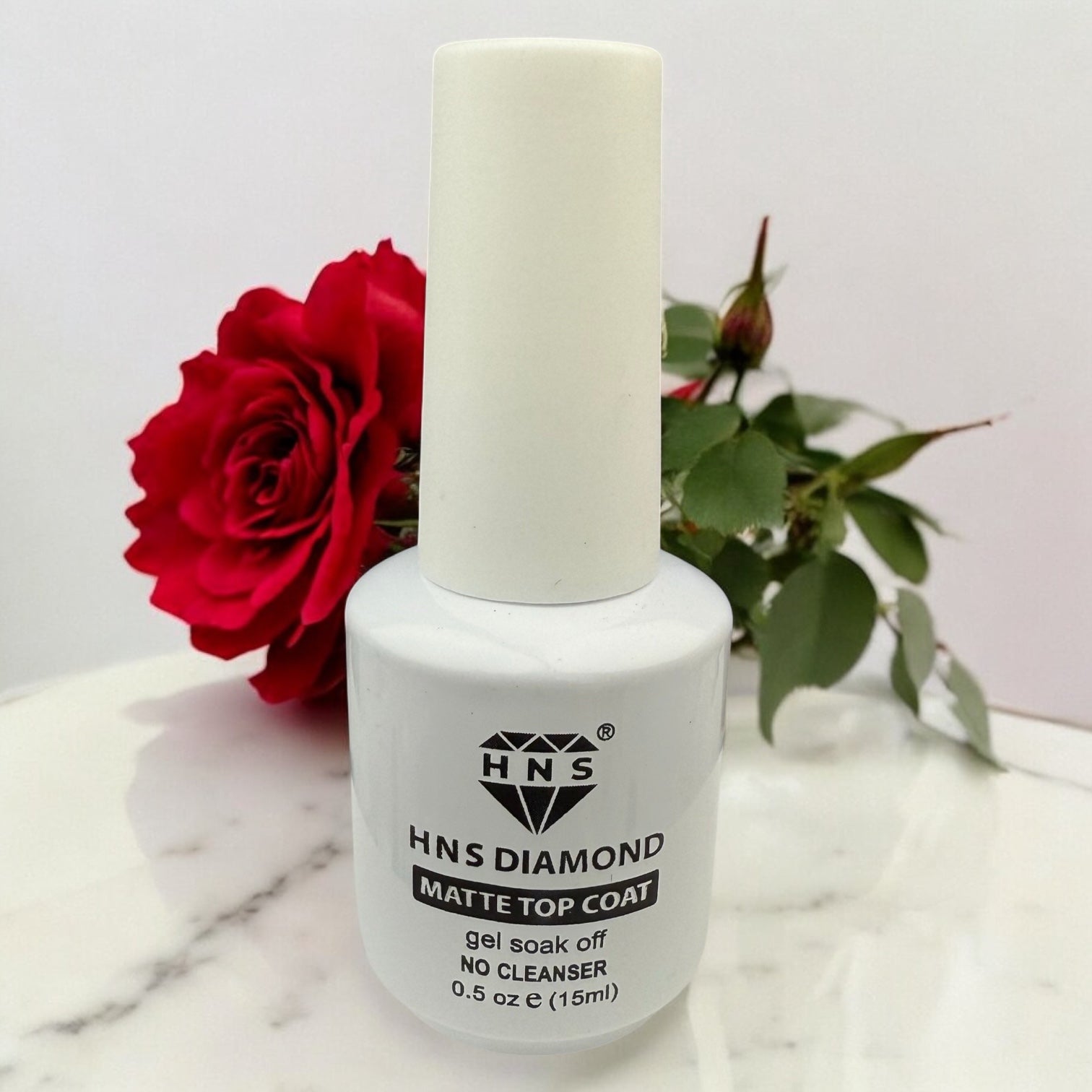 HNS Diamond Matte Top Coat 0.5oz