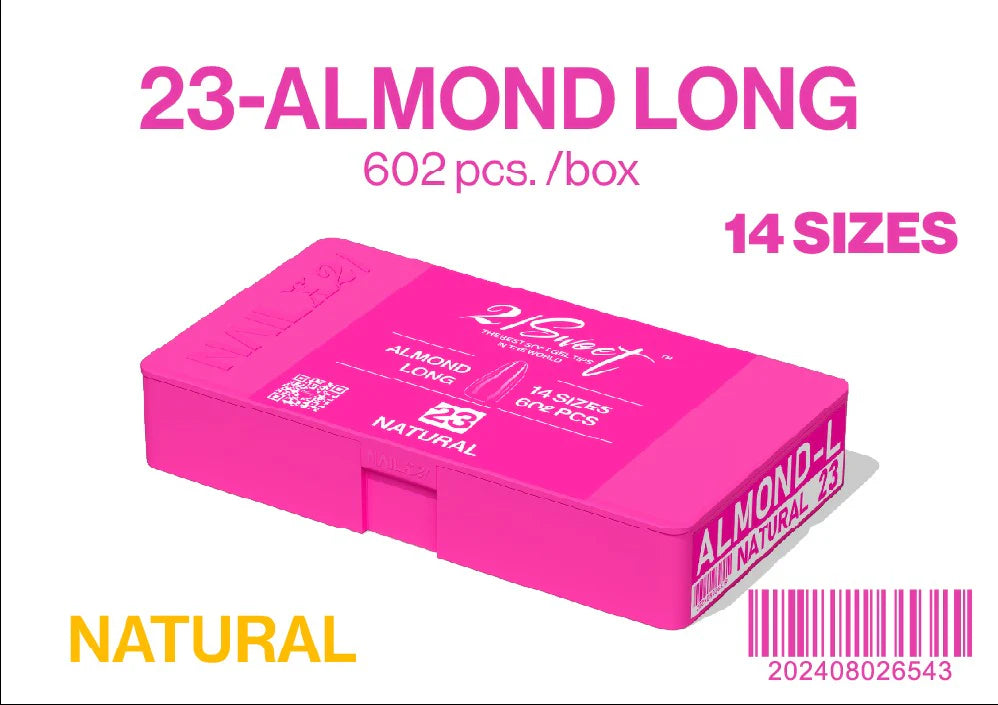 21 Sweet Gel-X Tip Box | 23-Almond Long