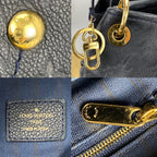 Túi xách tay LOUIS VUITTON Artsy MM Monogram Empreinte Infini Blue Tote