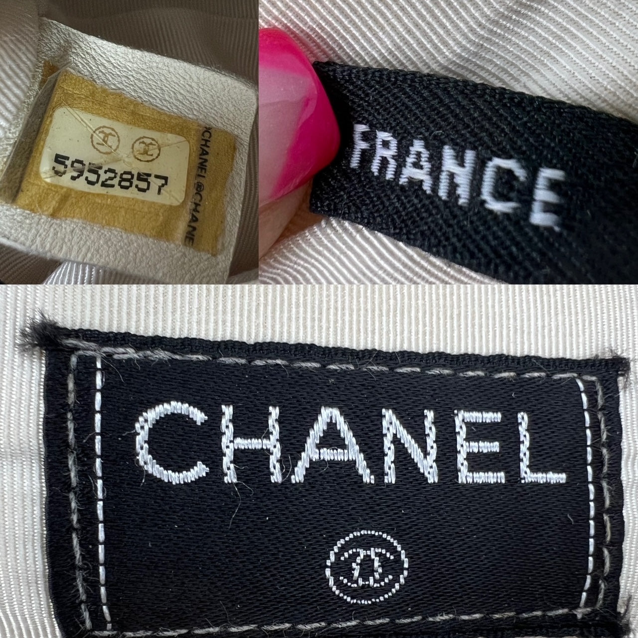 Túi đeo vai vải cotton tweed nhiều màu hồng Chanel 2.55 Reissue 225 nắp đơn