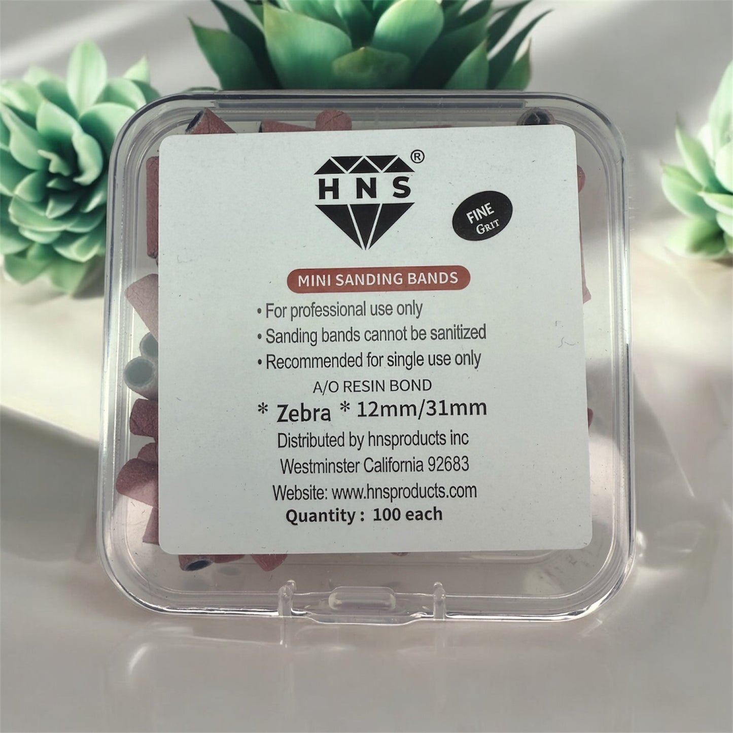 Hộp Giấy Nhám Nhỏ 100 Cái - Đỏ