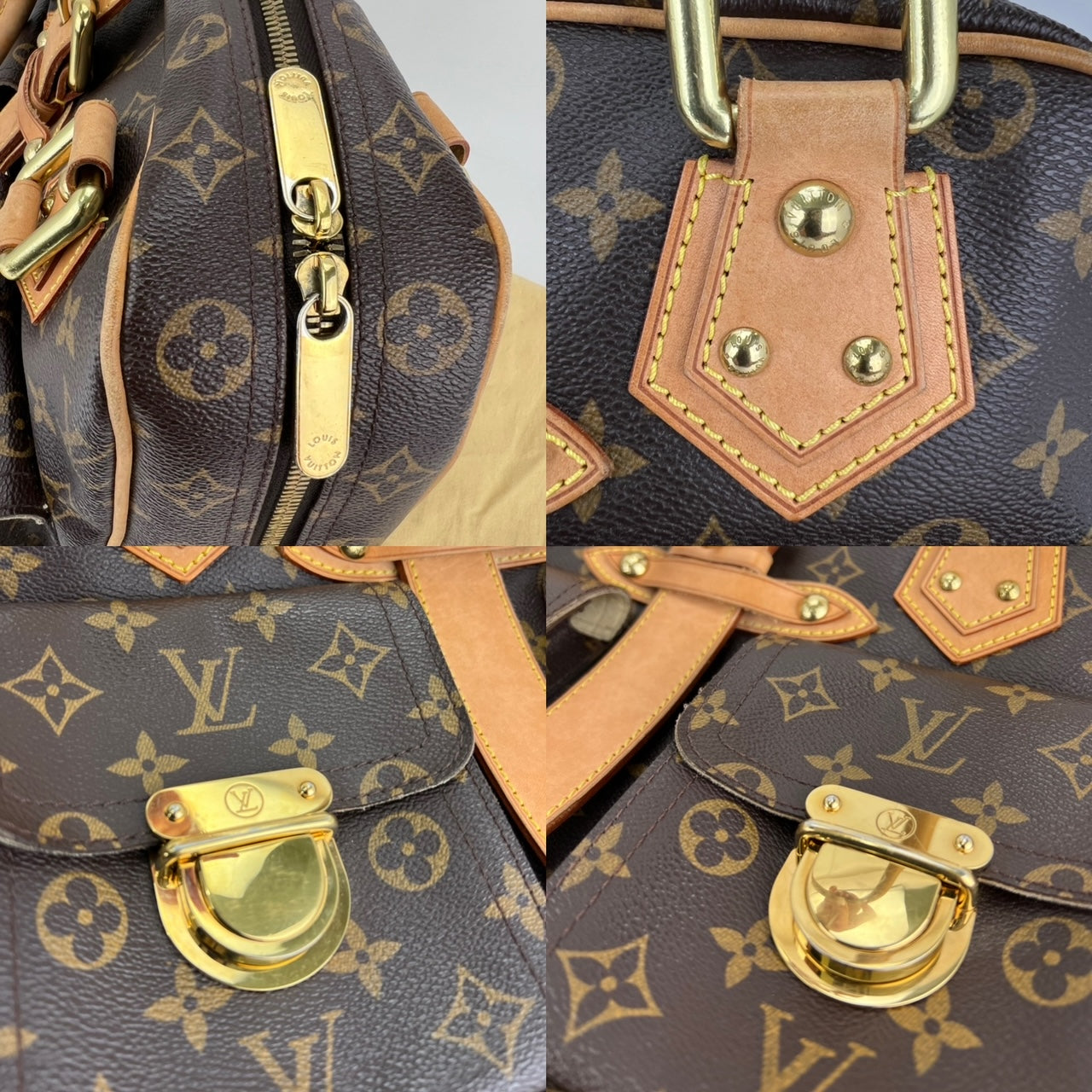 Túi xách tay Louis Vuitton Manhattan GM Monogram Canvas Shoulder Bag đã qua sử dụng