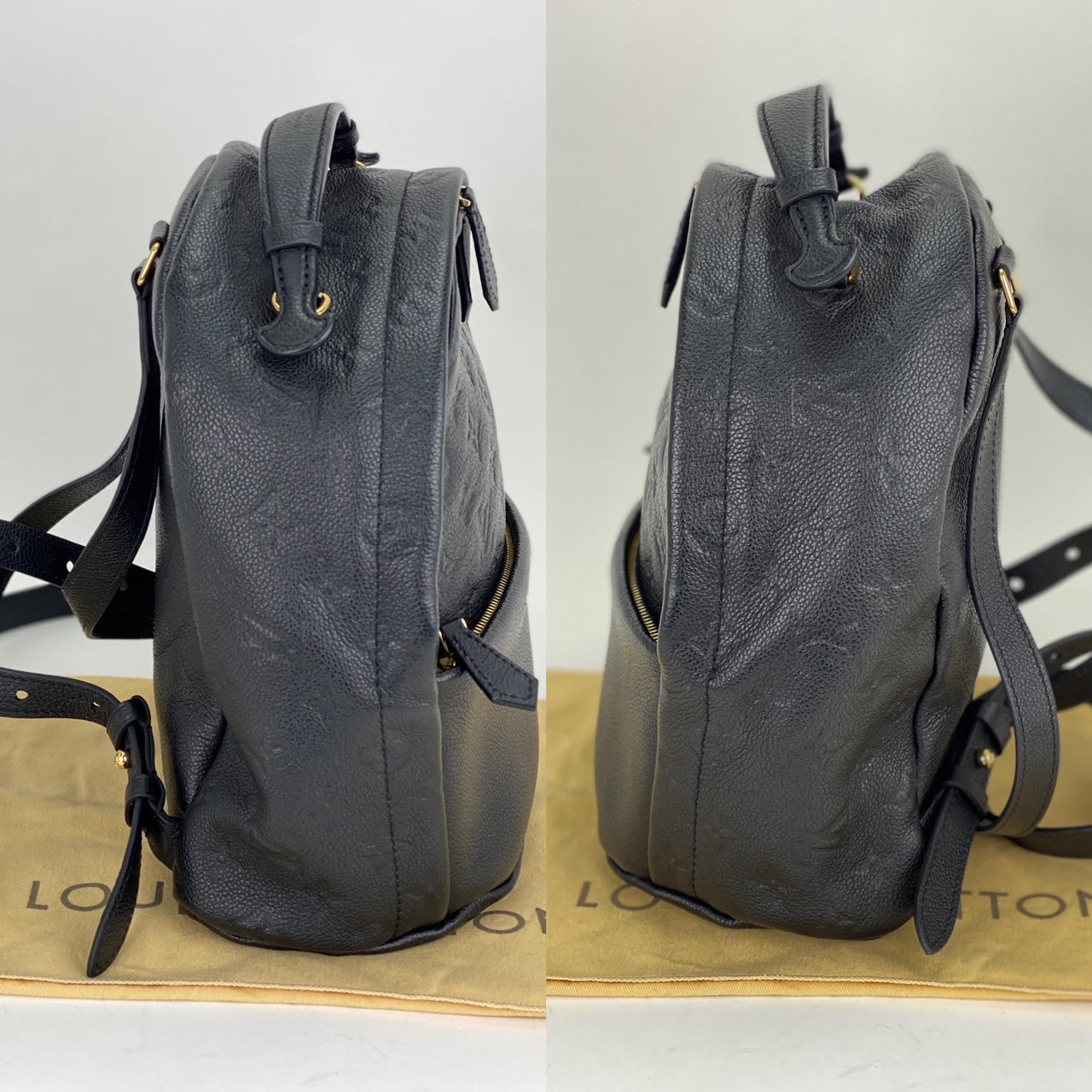 Trường du lịch ba lô Louis Vuitton Sorbonne Monogram Empreinte