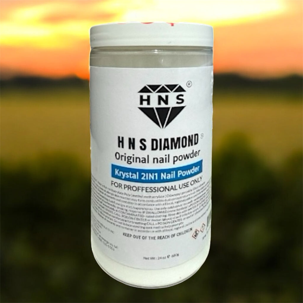 HNS Diamond Super Krystal 2IN1 Nail Powder 24oz