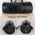 Túi đeo vai da Epi Louis Vuitton Soufflot màu đen