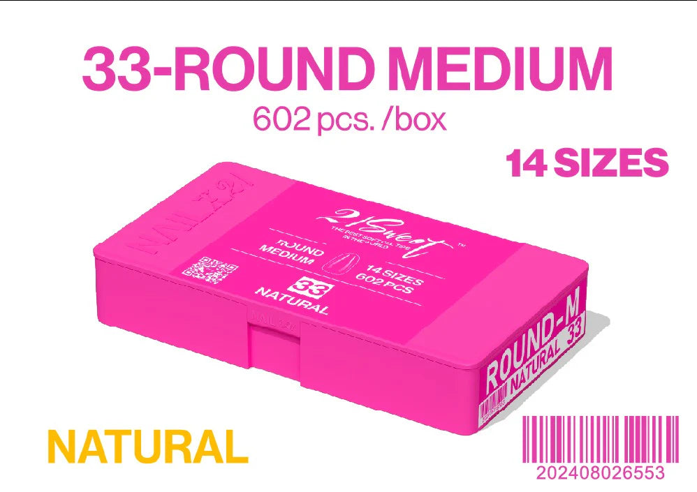 21 Sweet Gel-X Tip Box | 33-Round Medium