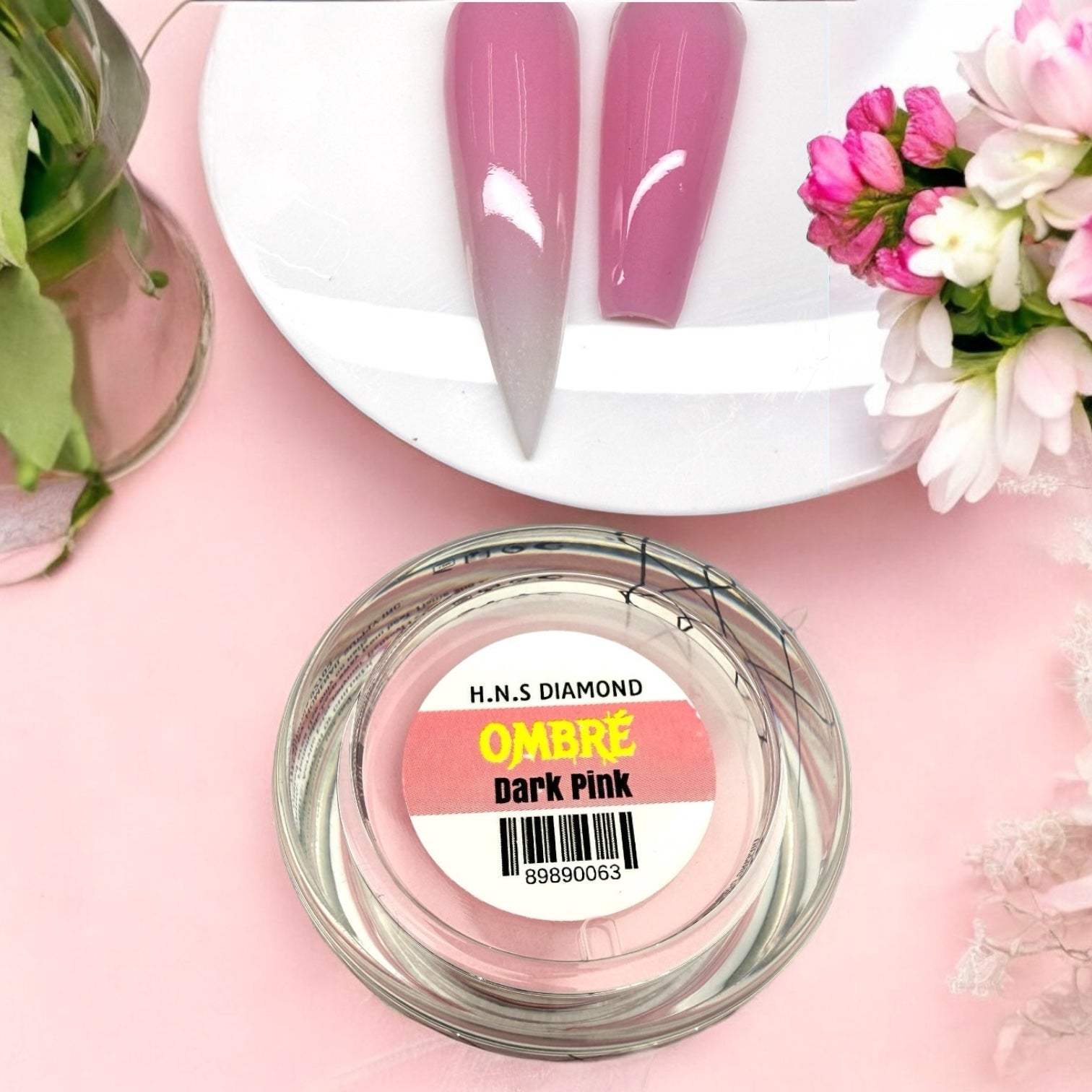 HNS Diamond Dark Pink Powder