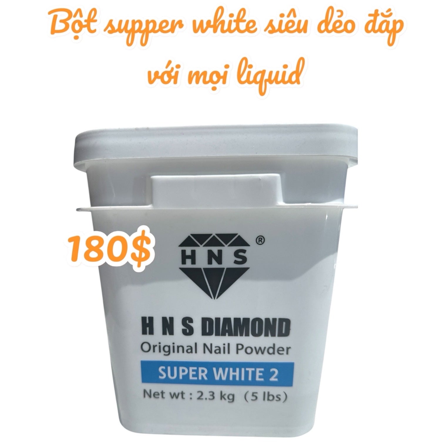 HNS Diamond Super White 2 Powder 5lbs