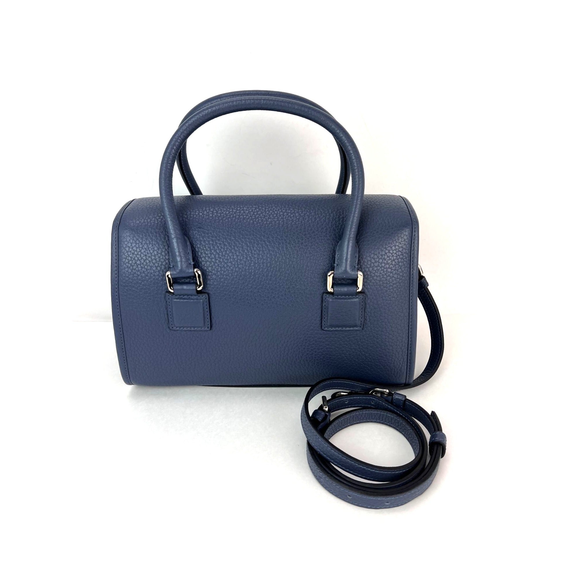 Túi đeo chéo Loewe Calfskin Leather Alamo 28 Blue