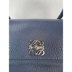 Túi đeo chéo Loewe Calfskin Leather Alamo 28 Blue
