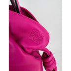 Túi đeo vai Loewe Nappa Pink Flamenco Medium Knot