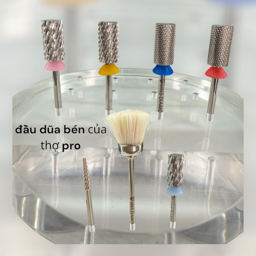 HNS Diamond Combo Đầu Dũa Dành Cho Thợ Pro Siêu Bền (Nail Drill Bit)