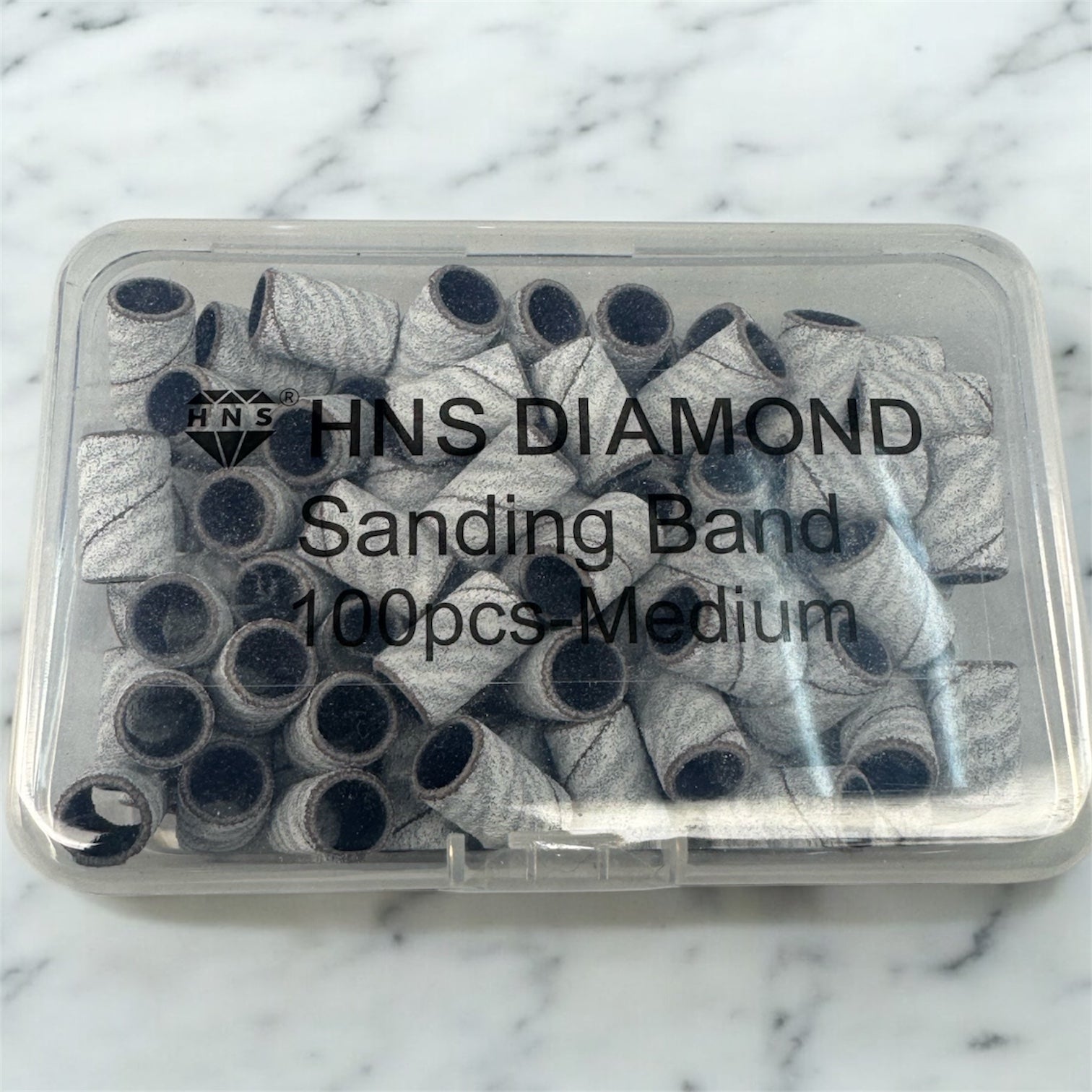 HNS Diamond Sanding Bands 100pcs - Large Size - Gray