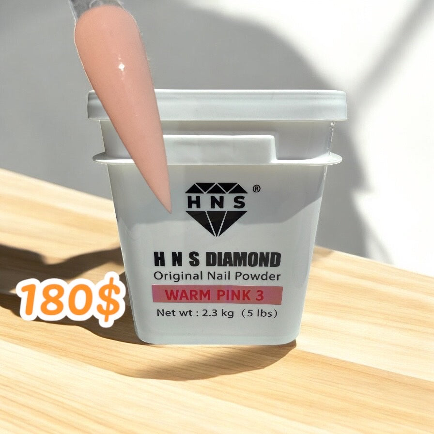 HNS Diamond Warm Pink 3 Powder 5lbs