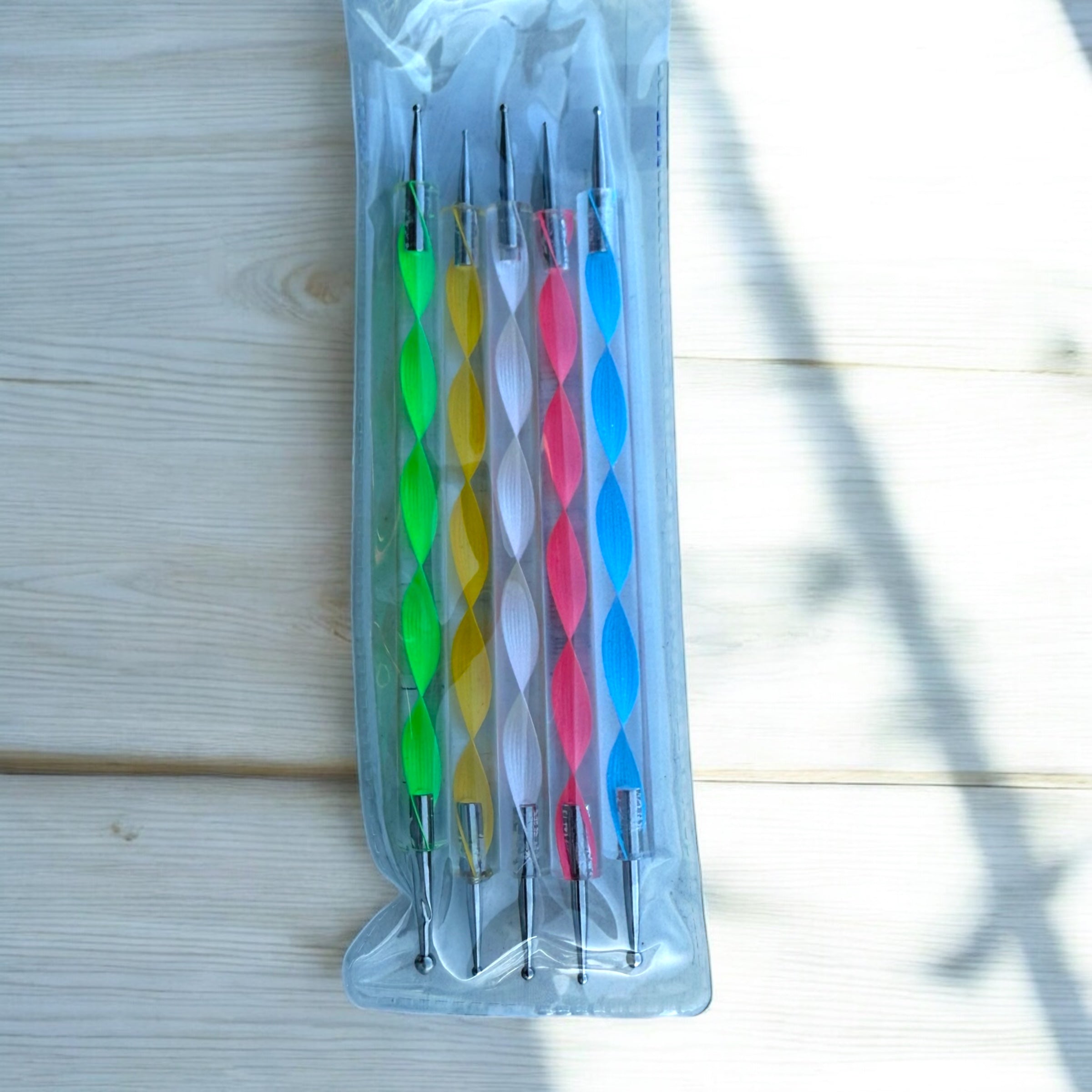 Dual-Ended Nail Art Dotting Tools 5pcs
