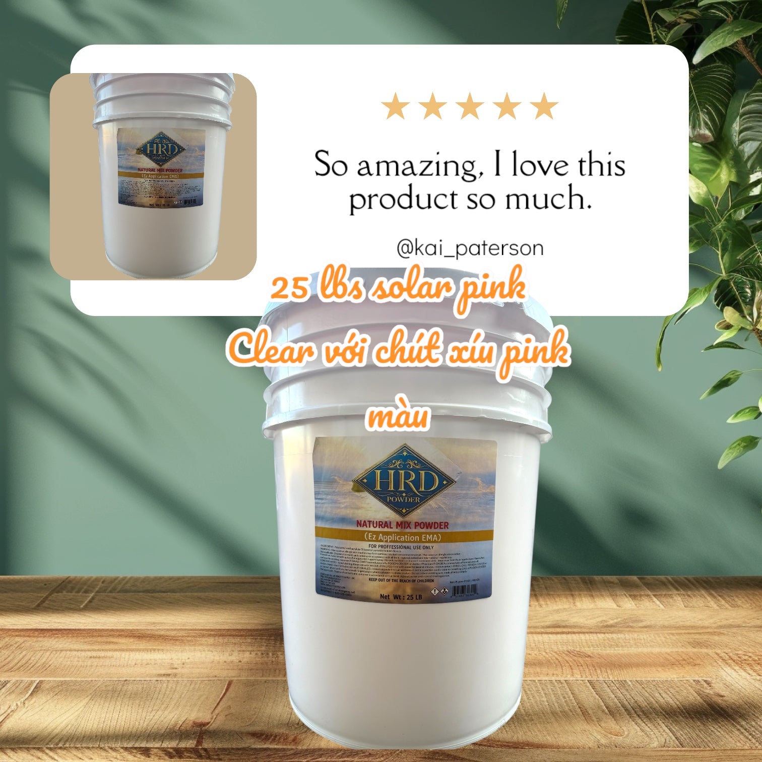HRD Natural Mix Powder 25lbs