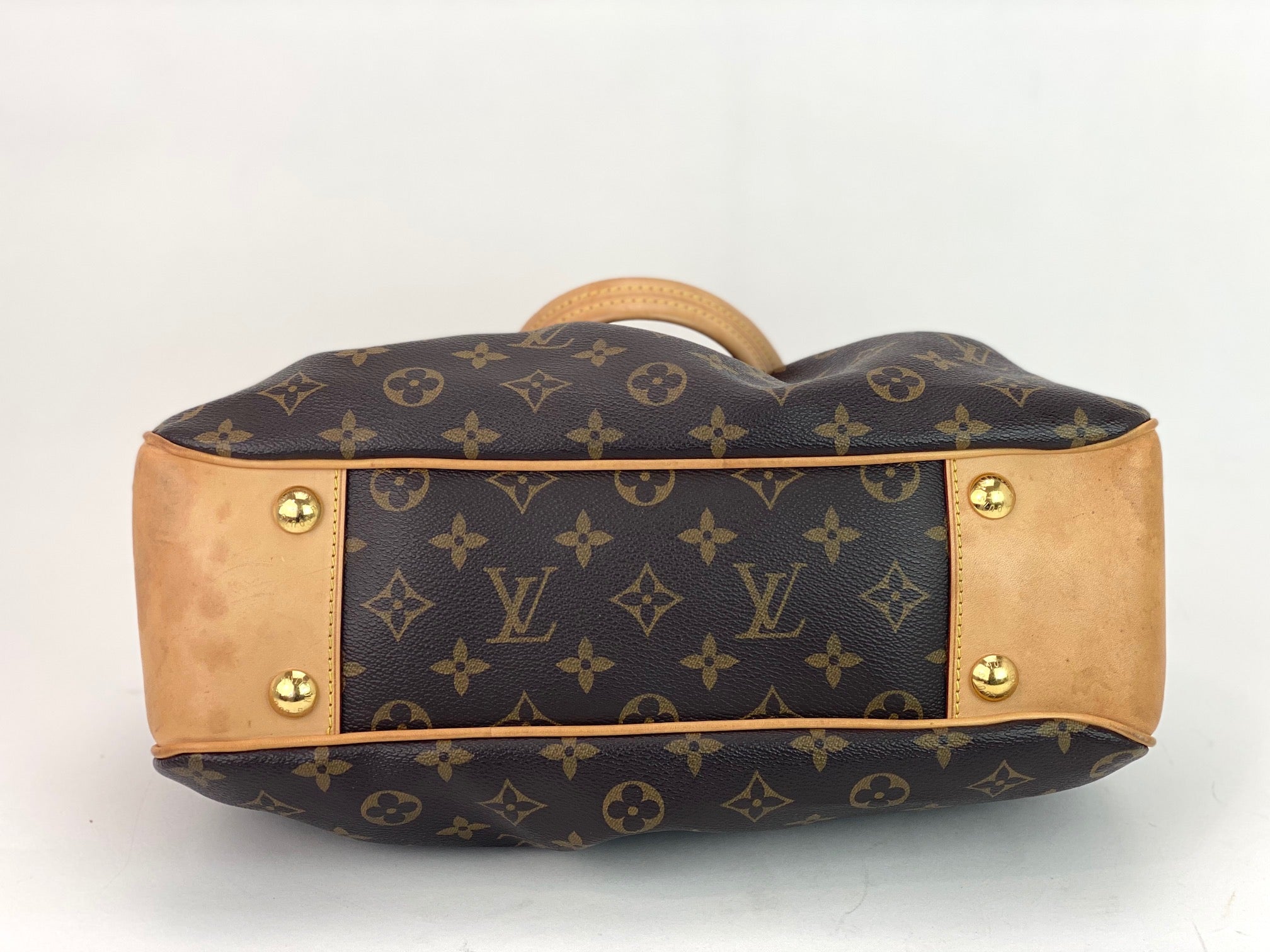 Túi xách Louis Vuitton BOETIE PM Monogram Brown Canvas Hobo Tote Đã qua sử dụng