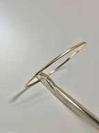 14K Yellow Gold KBH Reclaimed Skinny Bangle Bracelet Jewelry Authentic