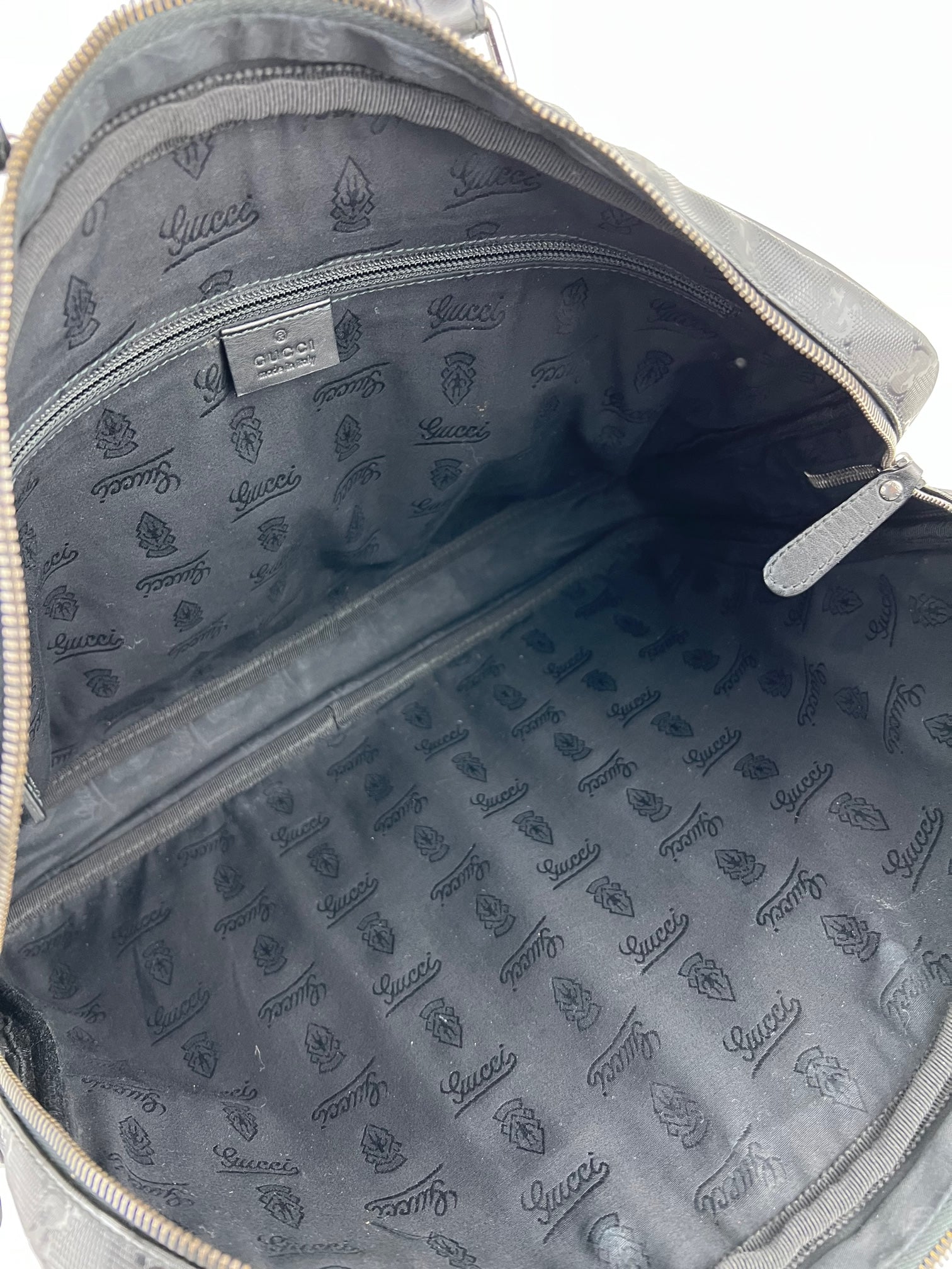 Túi xách Gucci Briefcase GG Imprime Coated Canvas Black Monogram Business Bag đã qua sử dụng