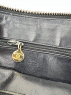 CHANEL Bag Quilted Lambskin Leather Chain Vintage Black Mini Shoulder Bag Preowned