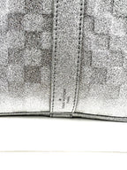 Túi xách Louis Vuitton Keepall Bandoulière 50B Bạc lấp lánh họa tiết Damier Preowned