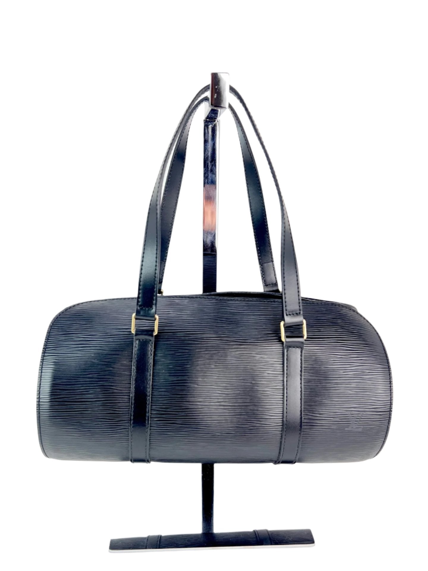 Túi đeo vai da Epi Louis Vuitton Soufflot màu đen