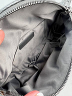 Túi đeo hông Chanel Metallic Dark Silver Calfskin Quilted Banana Fanny Pack