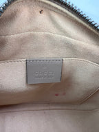 Túi đeo chéo da Matelasse Gucci GG Marmont Small Chain Beige