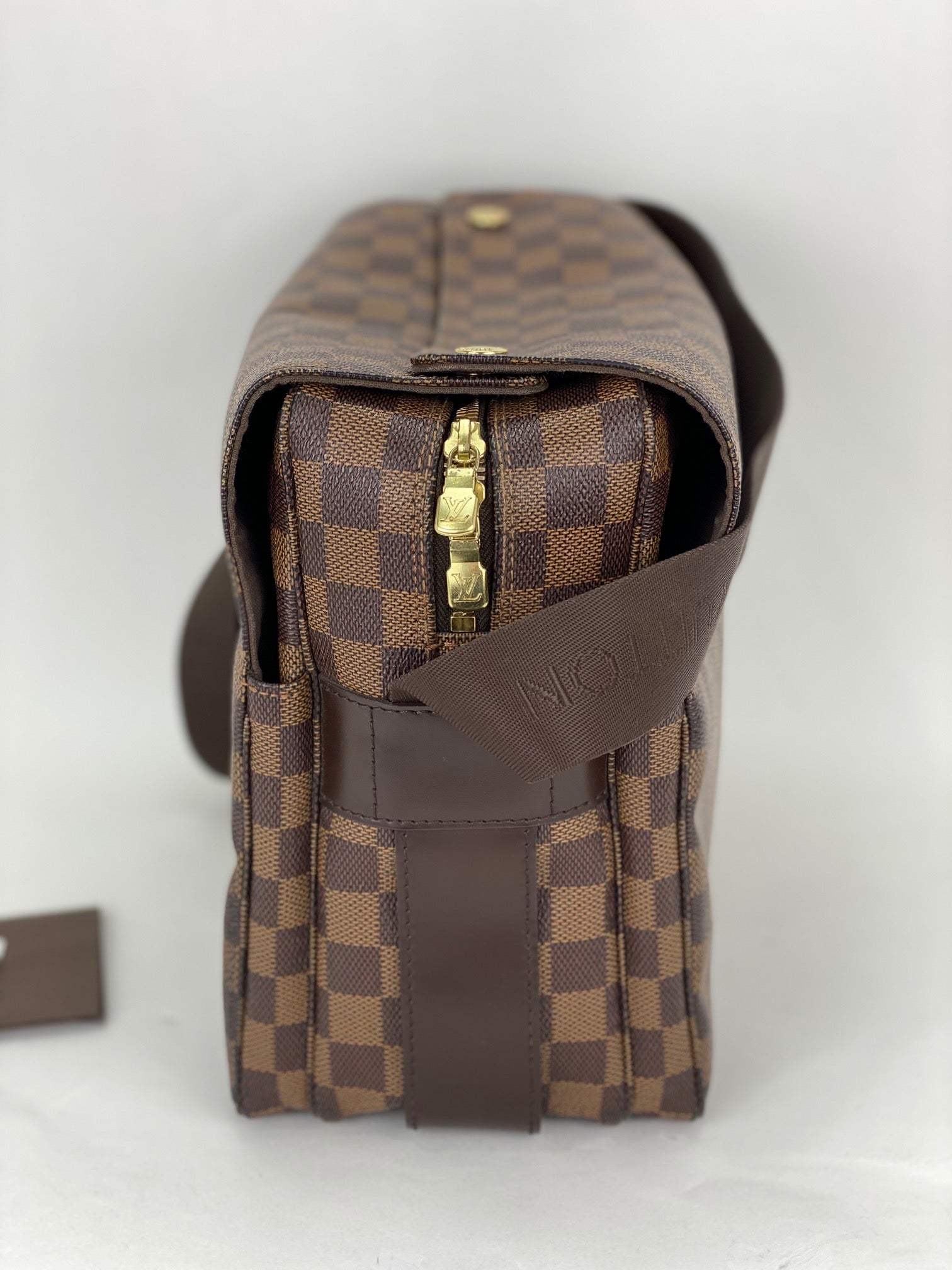 Túi đeo vai nam Louis Vuitton Damier Ebene Canvas Naviglio