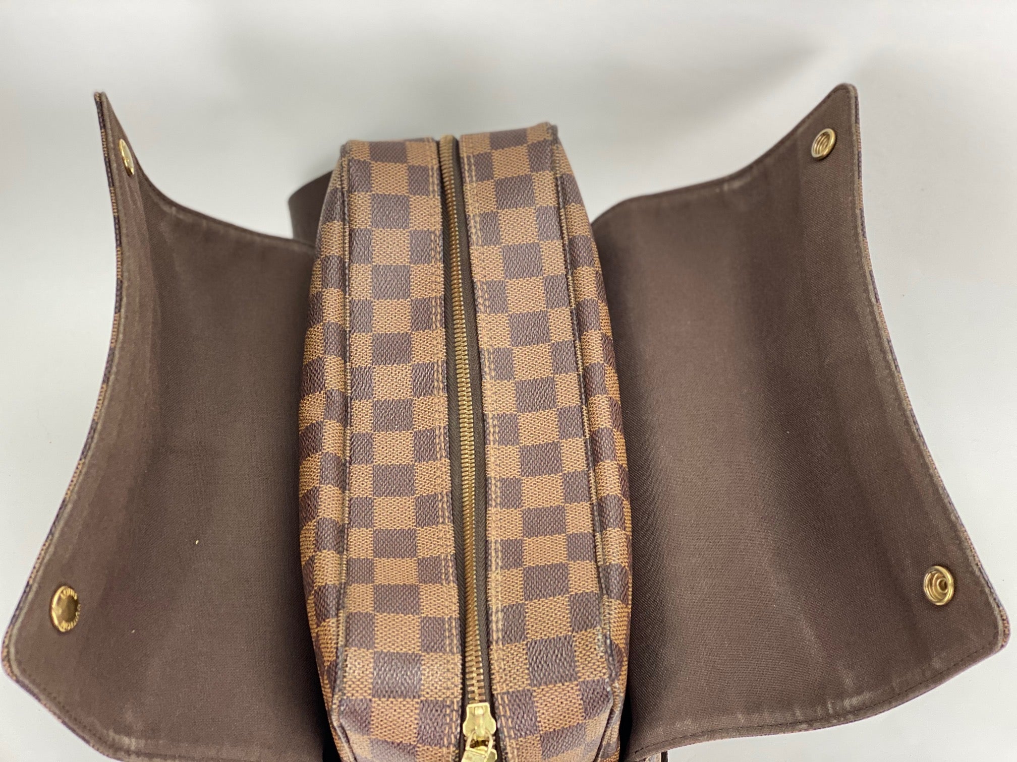 Túi đeo vai nam Louis Vuitton Damier Ebene Canvas Naviglio