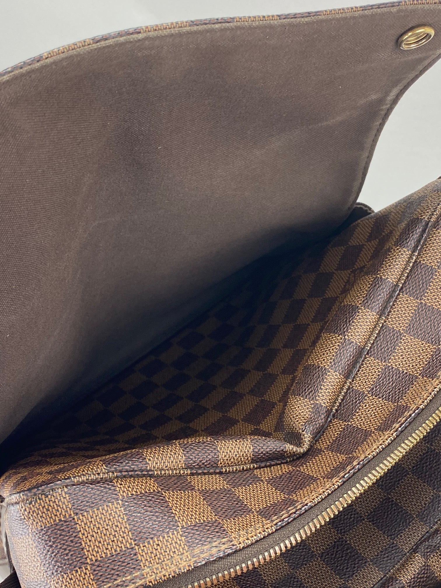 Túi đeo vai nam Louis Vuitton Damier Ebene Canvas Naviglio