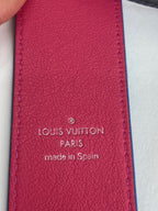 Dây đeo vai da Epi Bandouliere của LOUIS VUITTON màu đen hồng vàng