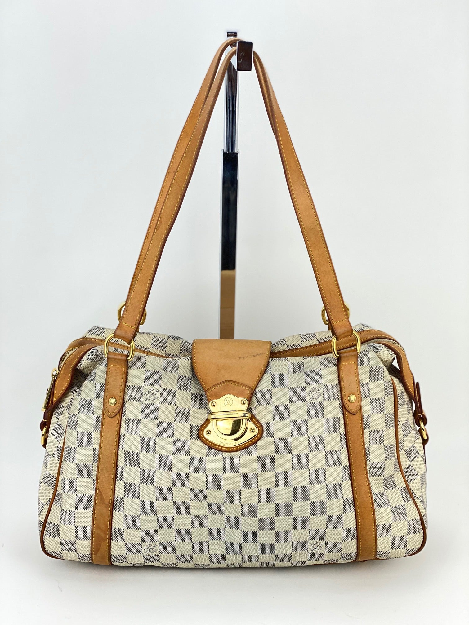 Túi đeo vai LOUIS VUITTON Stresa PM Damier Azur Canvas N42220