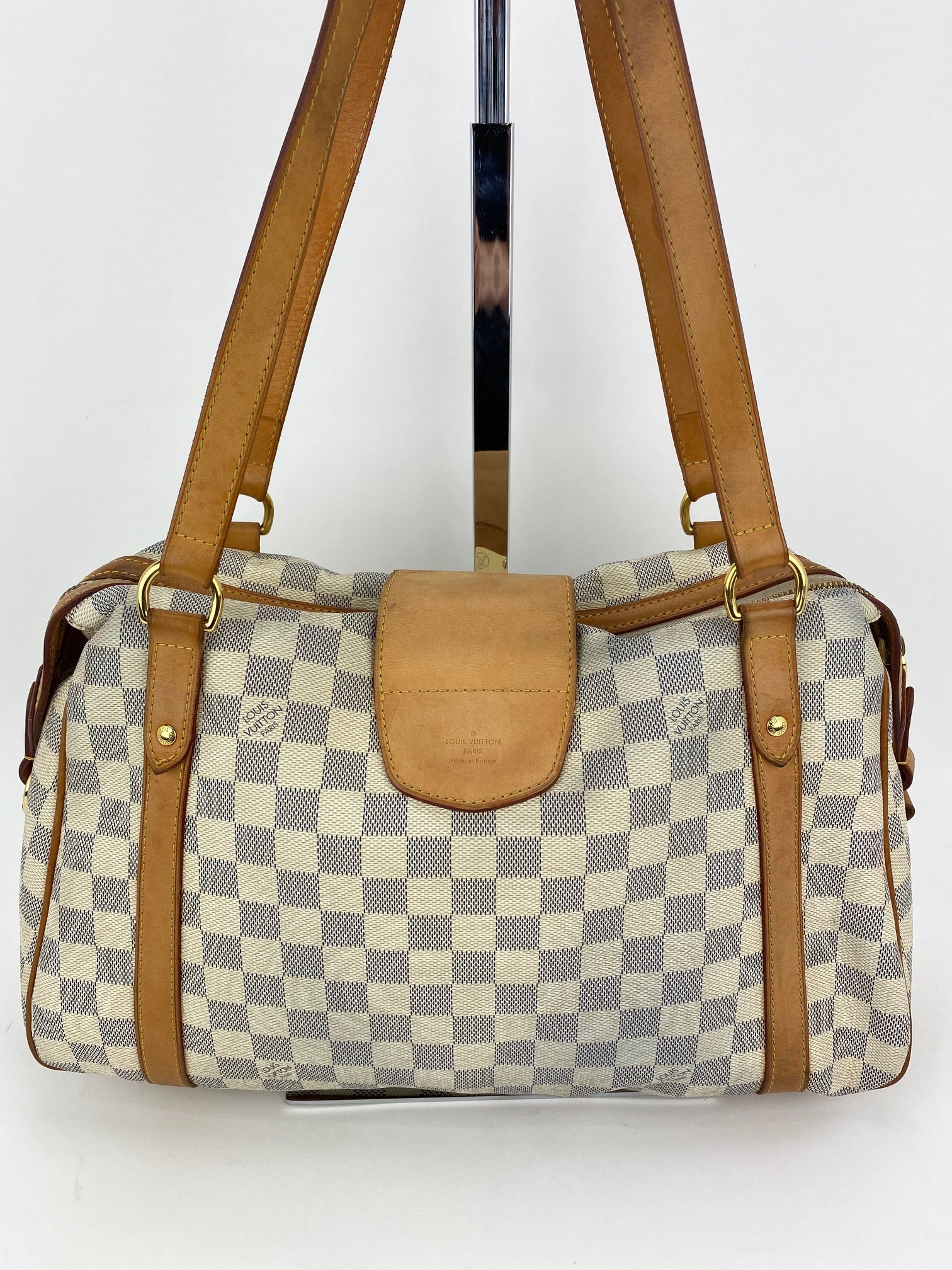 Túi đeo vai LOUIS VUITTON Stresa PM Damier Azur Canvas N42220