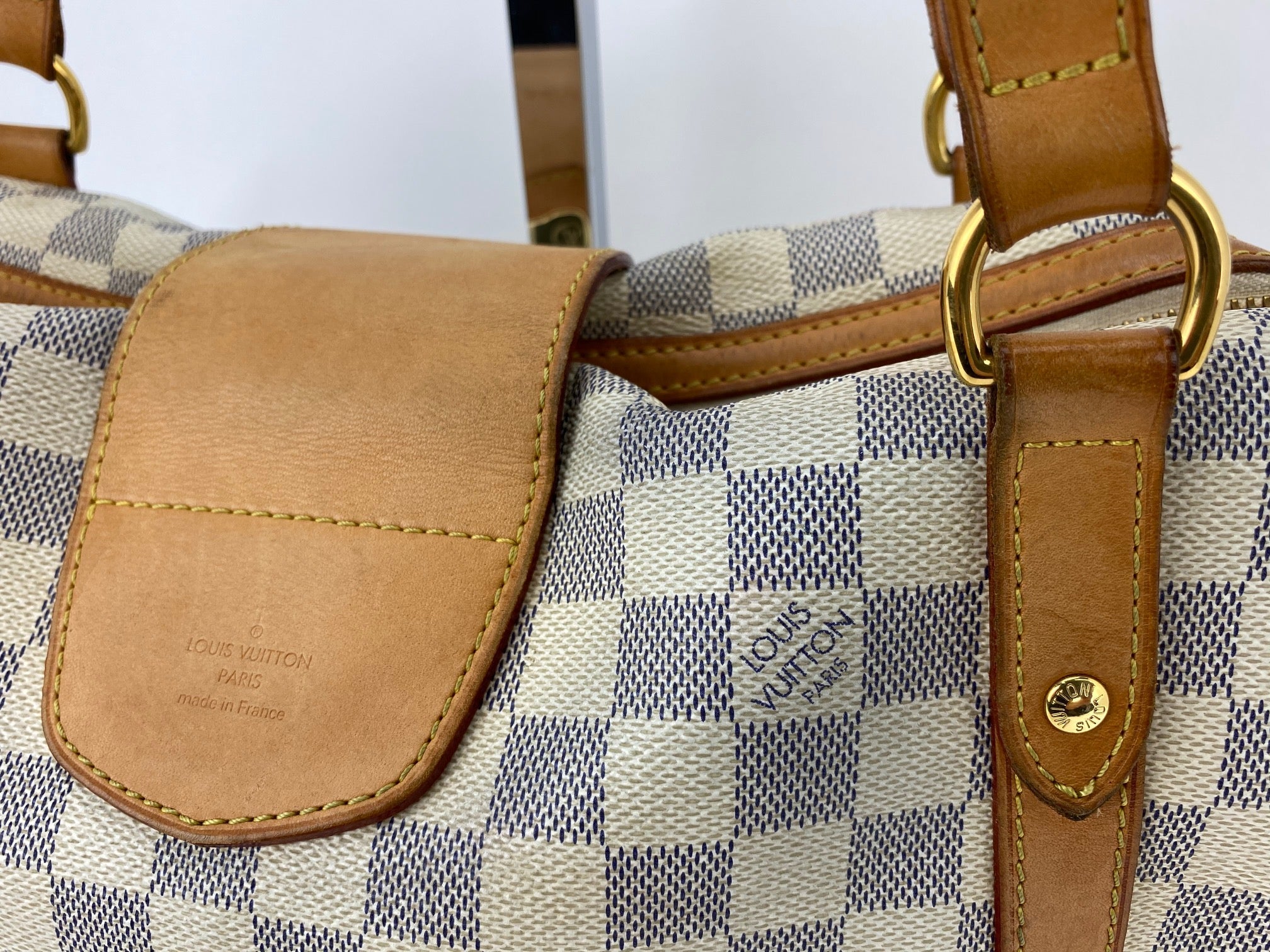 Túi đeo vai LOUIS VUITTON Stresa PM Damier Azur Canvas N42220