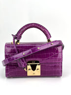 Túi đeo chéo cao cấp Stalvey Top Handle 2.0 Alligator Bag