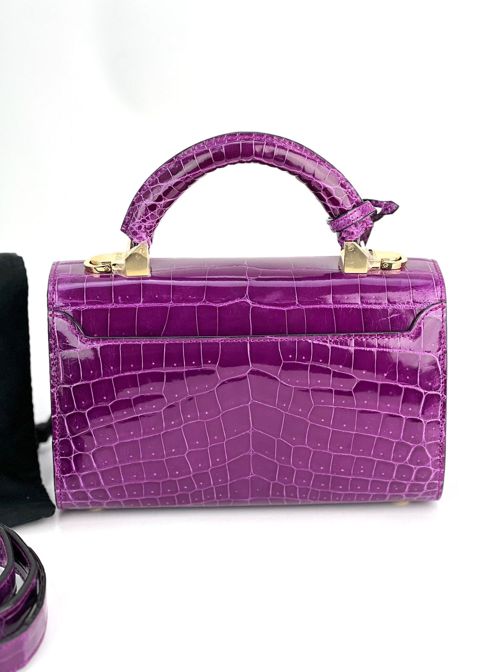 Túi đeo chéo cao cấp Stalvey Top Handle 2.0 Alligator Bag