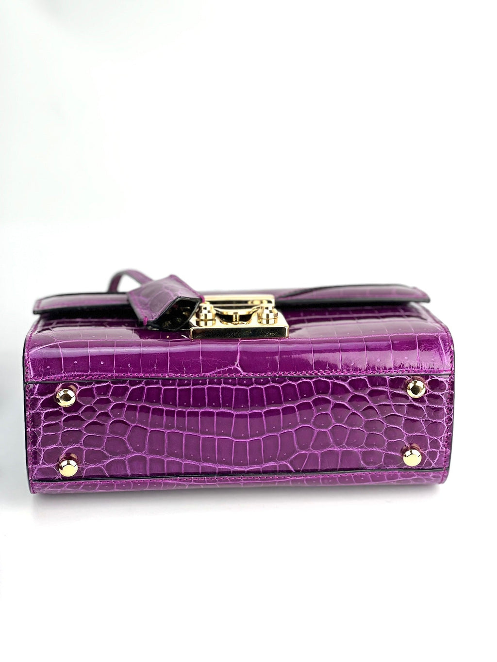 Túi đeo chéo cao cấp Stalvey Top Handle 2.0 Alligator Bag