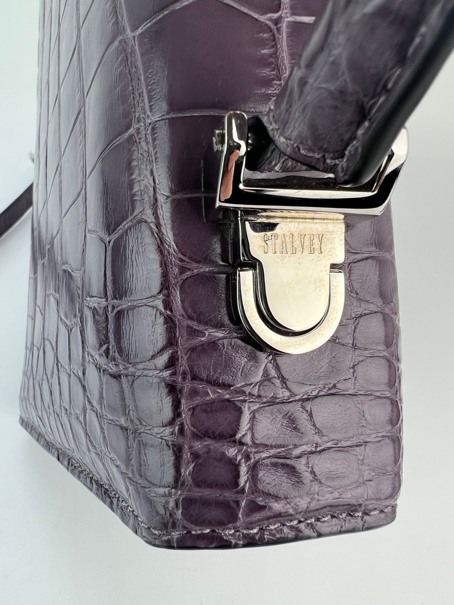 Stalvey Top Handle 2.5 Alligator Lilac Bag Crossbody Exclusive Luxury