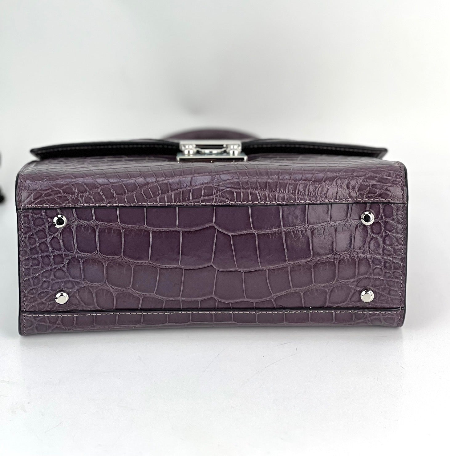 Stalvey Top Handle 2.5 Alligator Lilac Bag Crossbody Exclusive Luxury