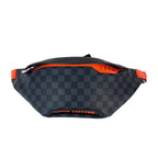 Túi đeo chéo Louis Vuitton Damier Colbart màu cam Race Discovery Bumbag