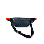 Túi đeo chéo Louis Vuitton Damier Colbart màu cam Race Discovery Bumbag