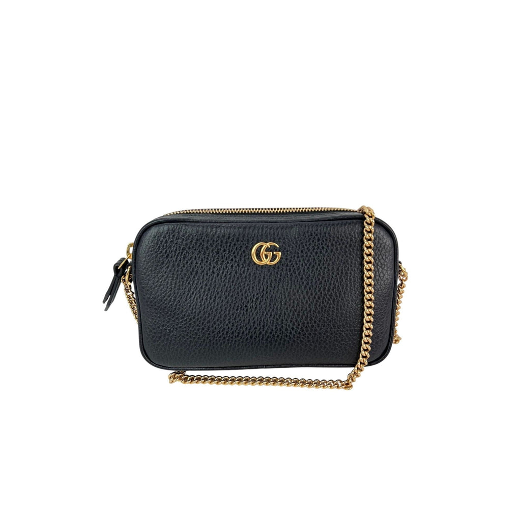 Túi đeo chéo Gucci GG Marmont Super Mini Lack Calfskin