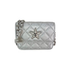 Túi đeo vai Chanel Metallic Goatskin Quilted Star Flap Waist Belt Shoulder Bag